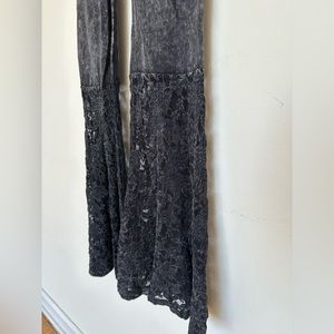 Lace legged pants